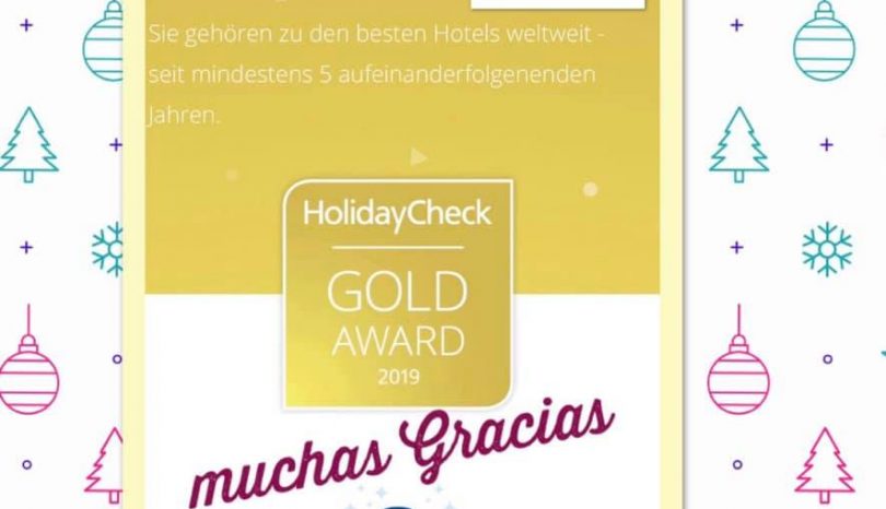 Zum sechsten Mal in Folge: HolidayCheck Award