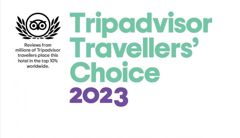 Hotel Tigaiga recognized as Tripadvisor 2023 Travelers’ Choice Award Winner