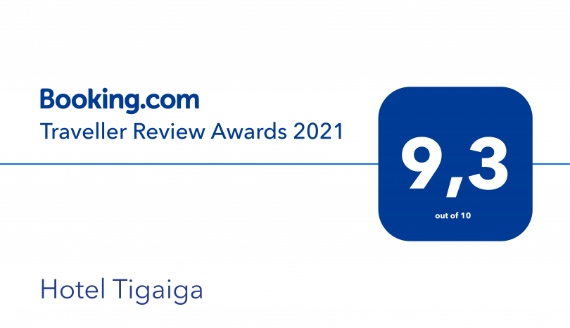 BRAVO:  Traveller Review Awards TIGAIGA Hotel & Suites